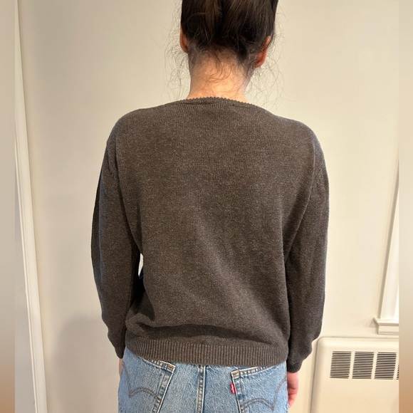 VTG Tiara international embroidered button down cardigan size S - Picture 4 of 7